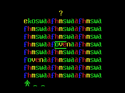 Word Feud screenshot 8 for Colecovision